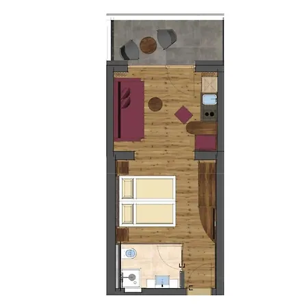 Dorfplatzl Garni & 아파트호텔 턱스