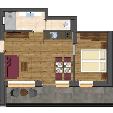 Dorfplatzl Garni & 턱스