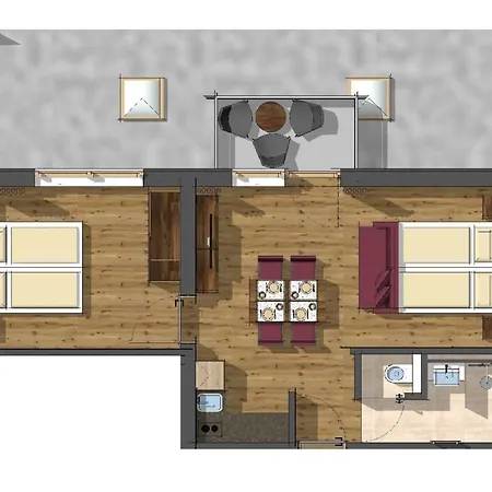 Dorfplatzl Garni & 턱스