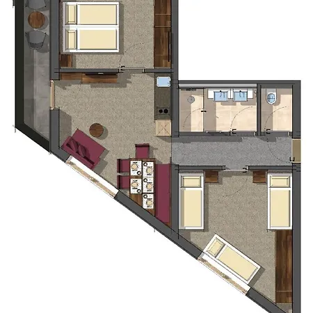 Dorfplatzl Garni & アパートホテル トゥクス